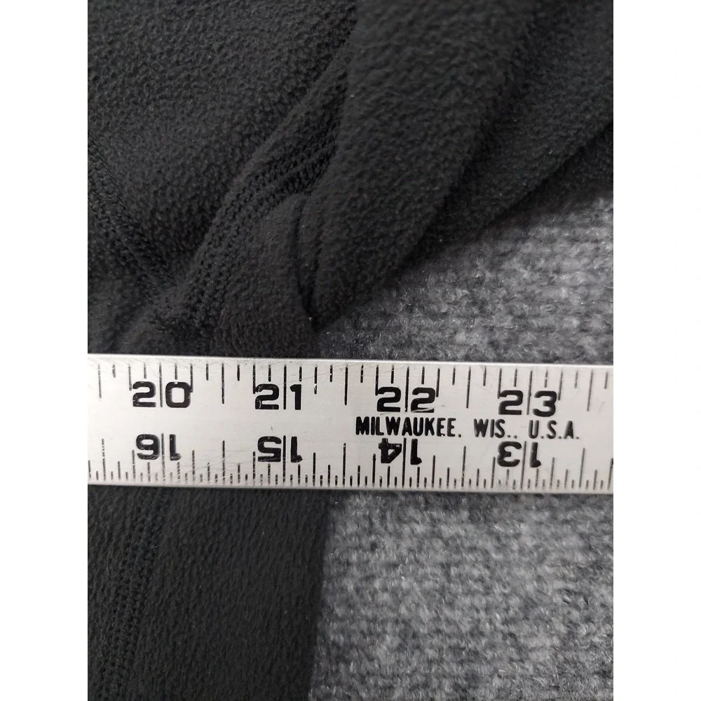 North Face Fleece Pullover‎ Mens Large Black Flashdry 1/4 Zip Outdoor Zip Pocket